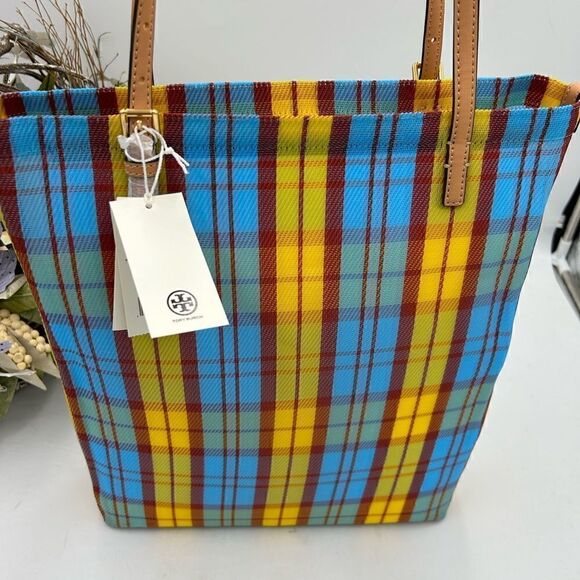 Women’s Tory Burch Ella large mesh market tote zipper closure - Picture 4 of 10